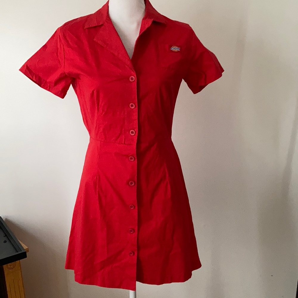 Dickies Worker Short Sleeve Minidress Sz Large